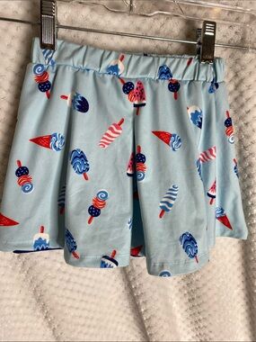 Millie loves Lily Light Blue Ice Cream Print skort